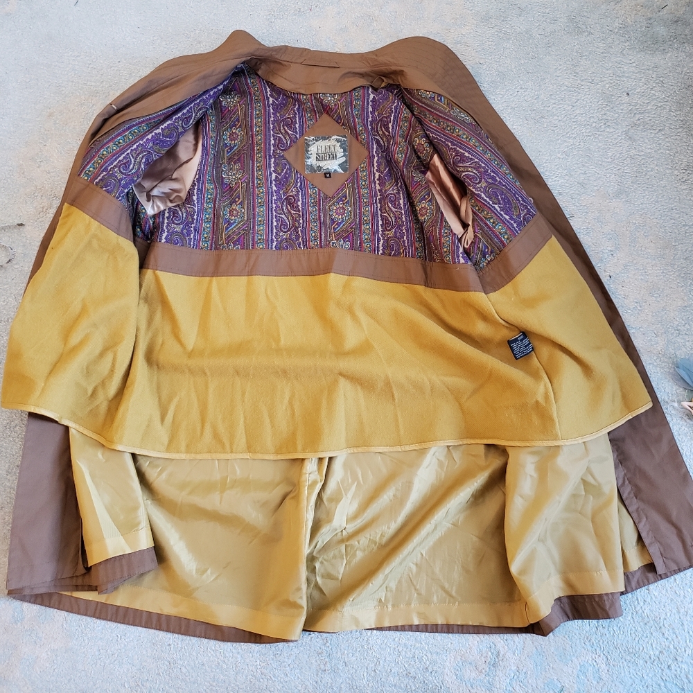 Womens Fleet Street Size 12 Long Trench Coat